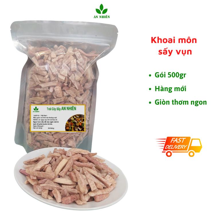 Khoai môn sấy hàng vụn An Nhiên 500gr Ăn Vặt Snack Food