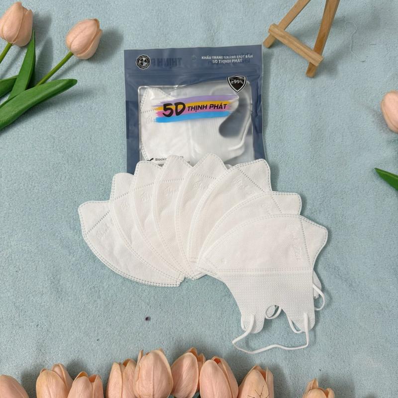 Mua 100 Tặng 10 Chiếc Khẩu Trang 5D THỊNH PHÁT 3 Lớp Thời Trang Phụ Kiện Accessories Che Mặt Móc Khoá khẩu trang & phụ kiện 【thời trang đen】 vn Nam 2
