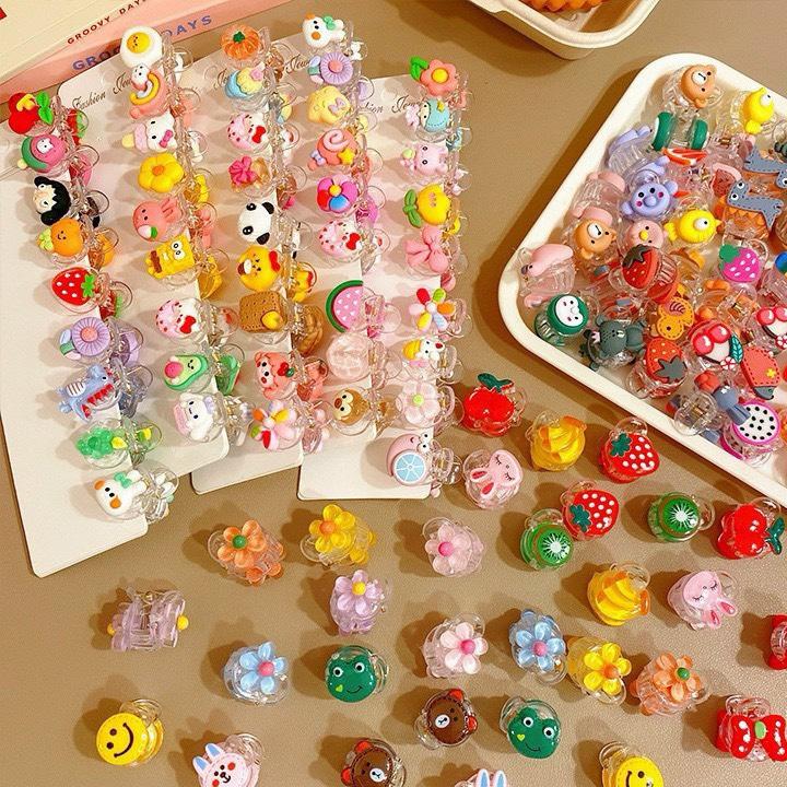 Set 25 kẹp tóc ngoạm nhí cho mẹ và bé dễ thương - Dumi Shop