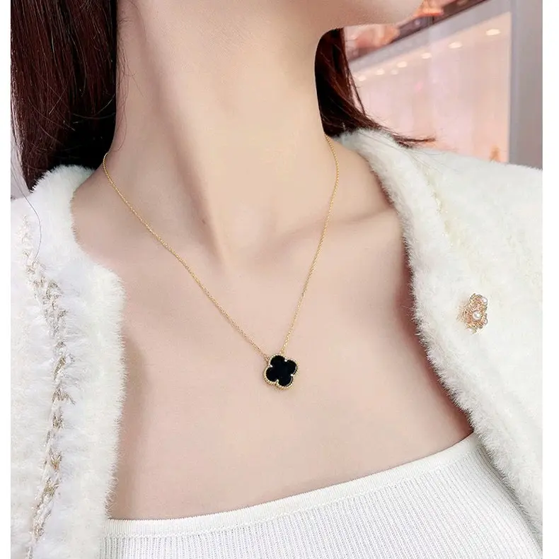Dây chuyền cỏ 4 lá may mắn AL jewelry