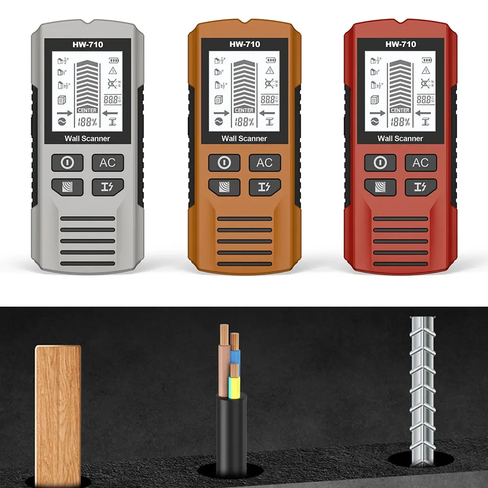 High-Definition Handheld Metal Detector: Six-in-One for Safe Home Improvement