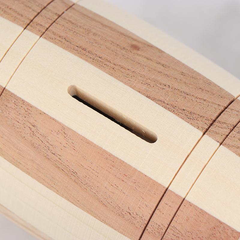 Product Introduction of [MMG]1pc Wooden Money Box Piggy Bank Money Box Savings Wine Barrel Wood Piggy Bank 28