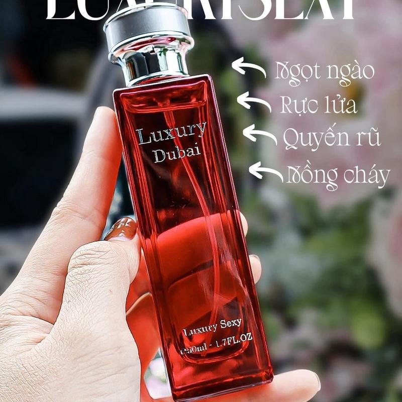 Yuki 4[ Giá sỉ Cty ] Nước Hoa Luxury Dubai Đỏ sexy thơm  chai 50ml Cosmetic Nữ Women Perfume