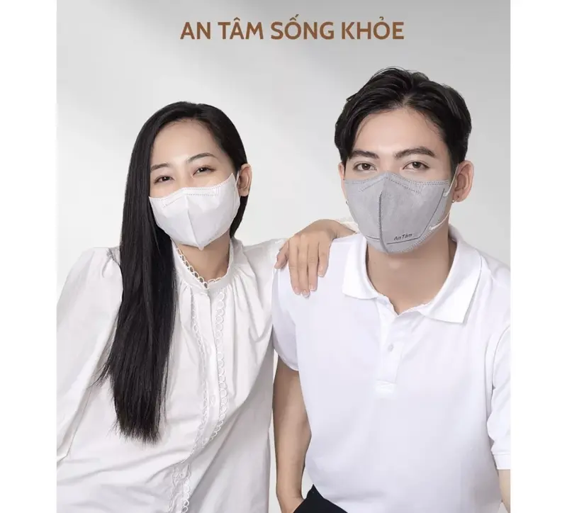 2 Thùng (200cái) Khẩu trang An Tâm 4 lớp 6D - hàng 4 lớp cho mặt to 8