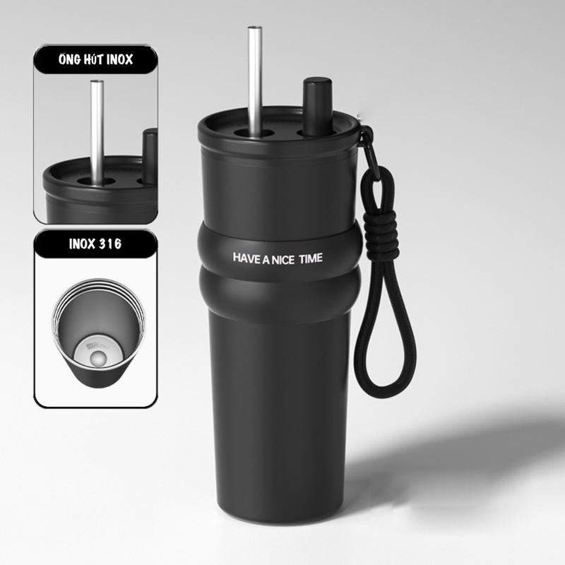 Product Introduction of Ly giữ nhiệt Tracy Home, ly nước, bình giữ nhiệt dung tích 710ml bằng inox 316 an toàn 5