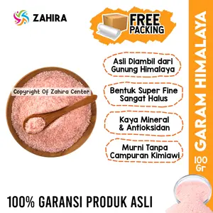 Garam Himalaya Premium 100gr Original Asli Pink Lava Bumbu Dapur Memasak Natural