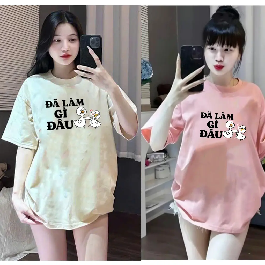 Áo thun nam nữ Đã làm gì đâu tay lỡ form rộng unisex
