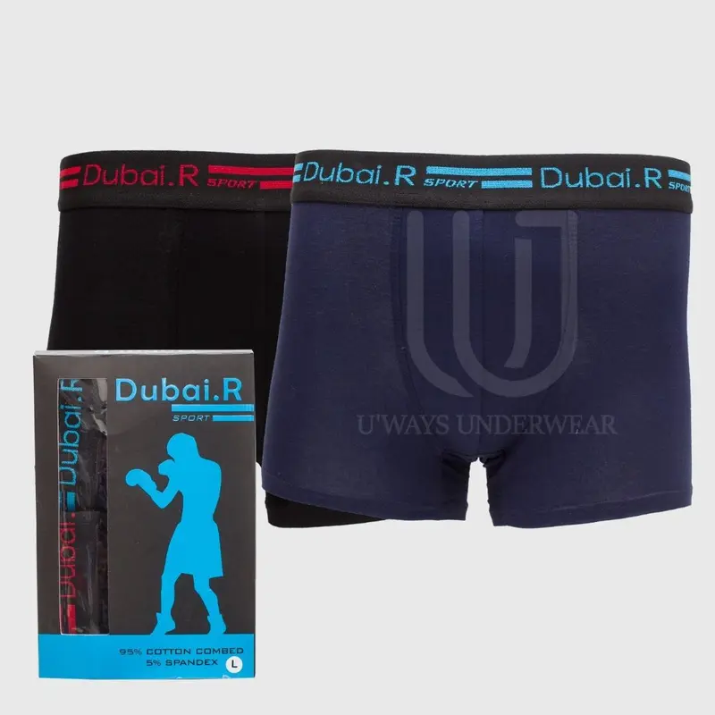 1 Box ( 2pcs ) Celana Dalam Pria | Boxer Pria Premium DUBAI.R BIG SIZE 0