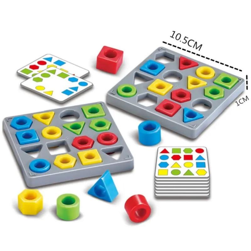 Mainan Anak SHAPE MATCHING 777-127 Mainan Board Game Edukasi Puzzle Geometris Anak 5