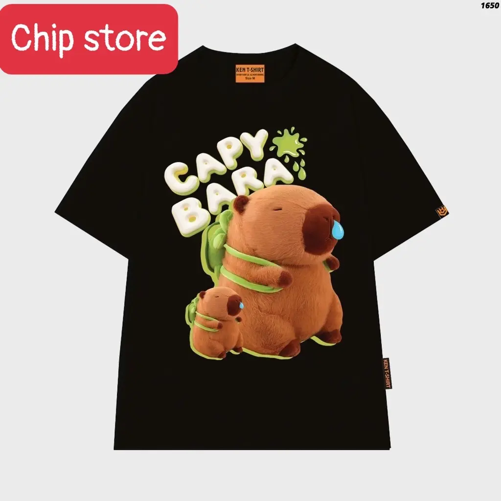 Áo bé trai/bé gái in gấu CAPYBARA siêu hot, size 10-60kg