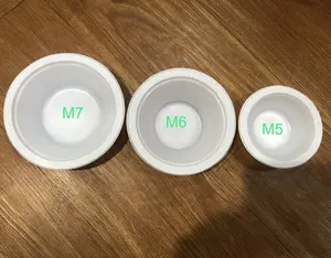 MANGKOK PLASTIK MIKA isi perpak 50pcs putih