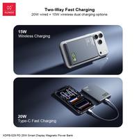 Gambar XUNDD Power Bank Wireless Magnetic 10000 mAh  dengan Display Pintar PD 20W Pengisian Cepat dan Port Tipe-C untuk Ponsel - GREY [ POWER BANK MAGNETIK LED DESAIN ] dari XUNDD Indonesia Kota Administrasi Jakarta Barat 4 Tokopedia