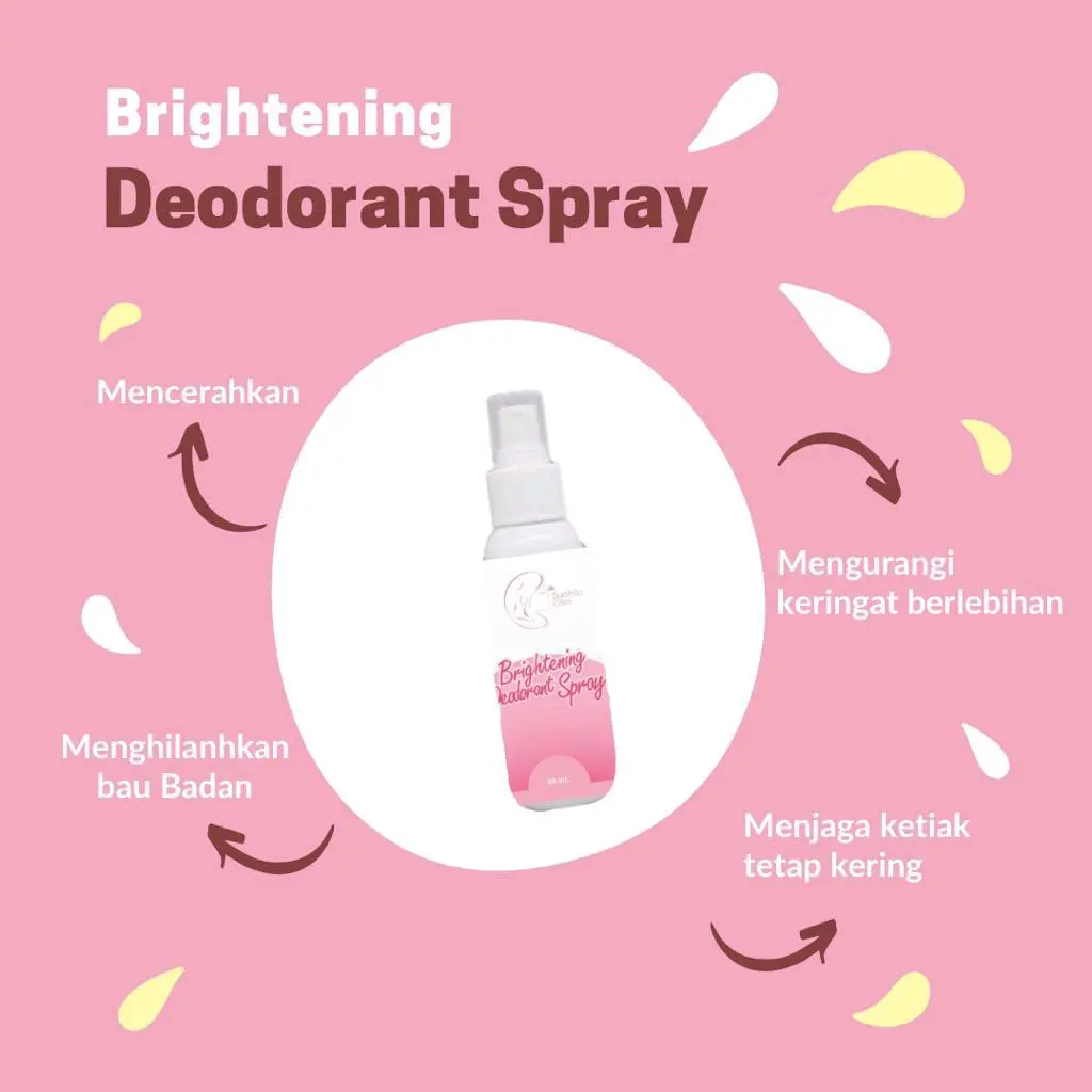 Deo spray syahillacare Deodorant Ketiak Pencerah
