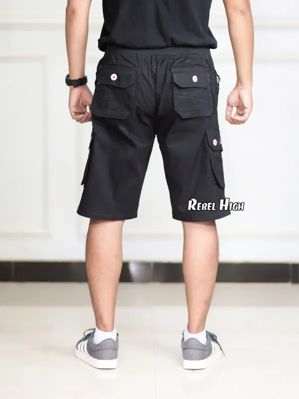 CELANA PENDEK CARGO RIP PREMIUM FASHION DISTRO ORIGINAL HIGH QUALITY TWILL COMBED STRETCH MELAR / SHORT CHINO / CHINO COWOK / SHORT CARGO ( REBELHIGH ) 4