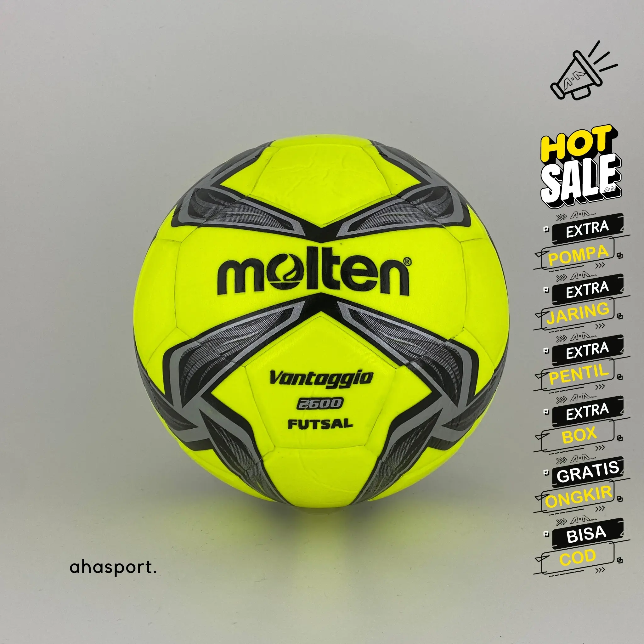 Bola futsal MOLTEN 2600 ORIGINAL bola futsal size 4 original