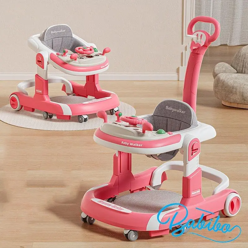 Xe tập đi cho bé Cao Cấp BABIBO KIDS tặng kèm bàn đồ chơi có cán đẩy và lót chân 2