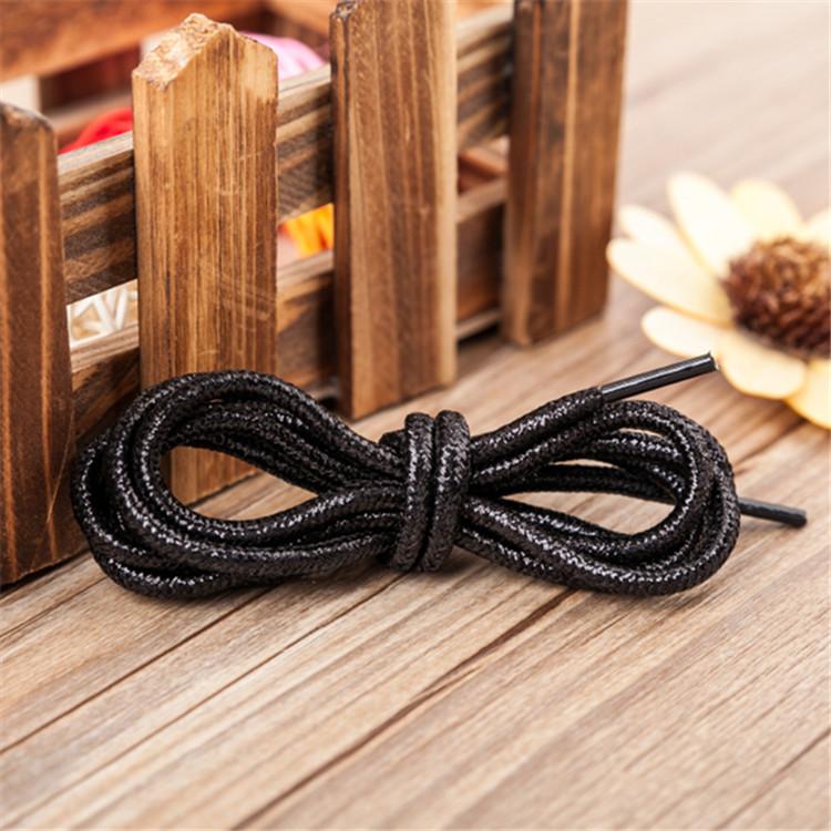 Product Introduction of New Round Colorful Shoelaces Glitter White Shoelaces of sneakers Metallic Shiny gold  silver Flat shoe laces sports running Lace 26