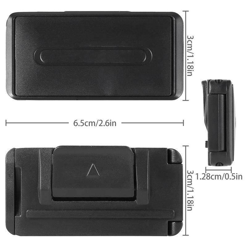 Product Introduction of 2Pcs Adjustable Car Safety Seat Belts Holder Stopper Buckle Clamp Portable Vehicle Safety Belt Clip Car Interior Accessories 5