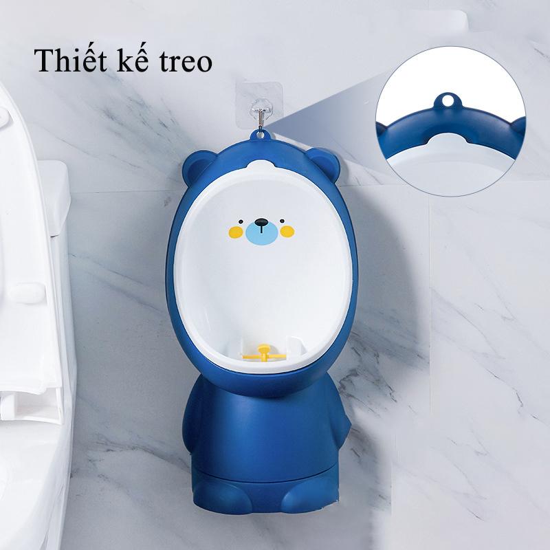 (HÀNG NK CHÍNH NGẠCH)Bô đi tiểu cho bé trai, bô vệ sinh cho bé, có thể treo, tháo rời và điều chỉnh được độ cao 3