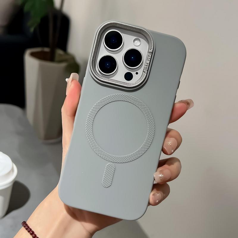 Ốp Điện Thoại Di Động Họa Tiết Chống Trượt Từ Tính, Có Giá Chân Đế, Ốp Vỏ Bảo Vệ Silicon Mềm, Thích Hợp Cho iPhone 16, 15, 14, 13, 12, 11promax Và 16, 15, 14Plus