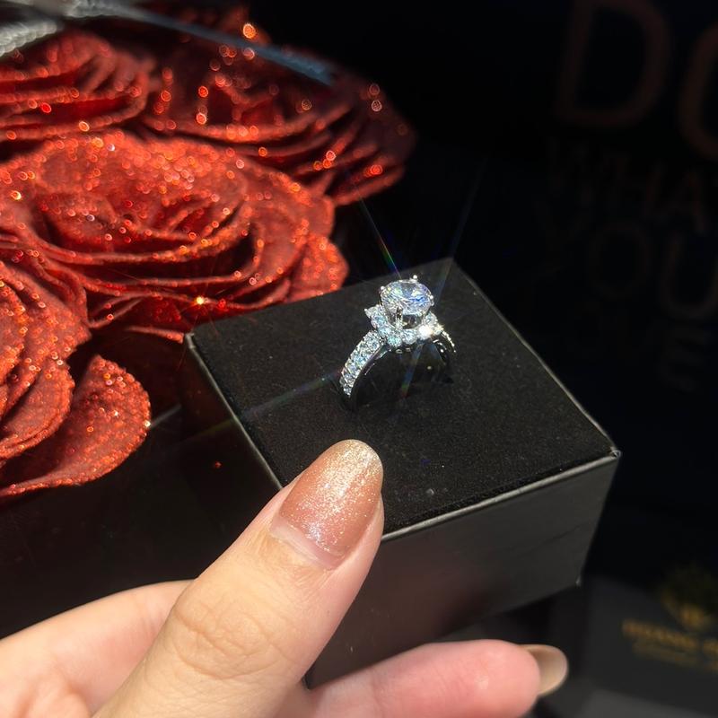 [ Hoàng Phát ] Trang Sức Nhẫn Bạc Ý 925 Đế Vuông Viền Chạm Tấm Lớn Cao Cấp Xi Kim (N061)