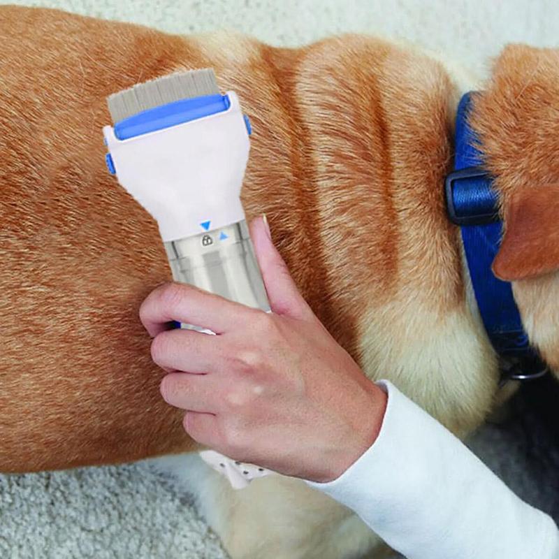 Product Introduction of Electric Pet Lice Remover Set Flea Comb To Remove Lice Eggs Physical Cleaning Accessories Lice Remover Filter 28