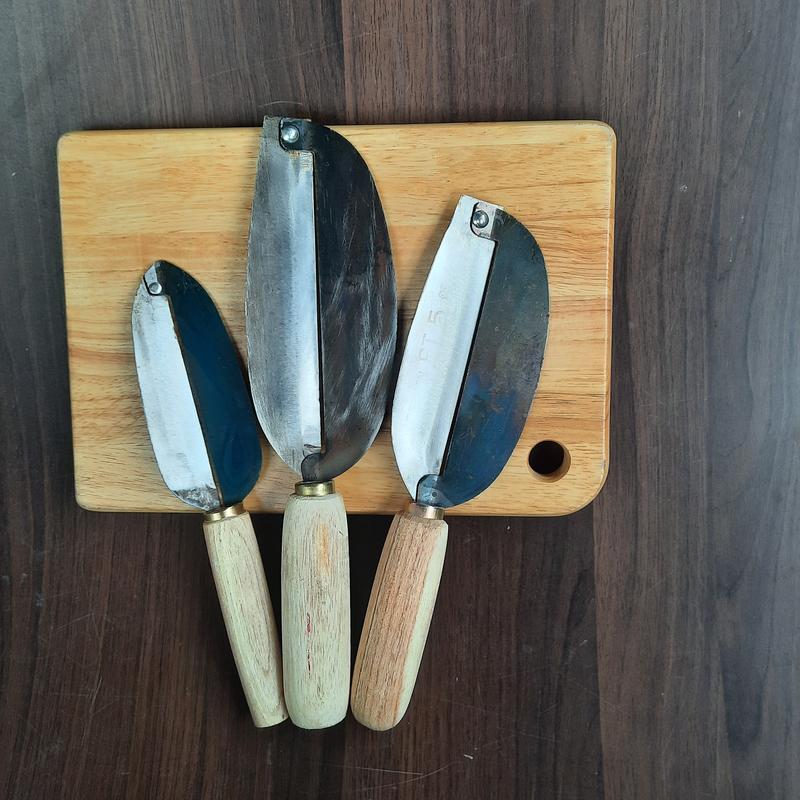 Dao Thái Hoa Chuối Cán Gỗ - Bào Rau Củ Thép Làng nghề Đa Sỹ 6
