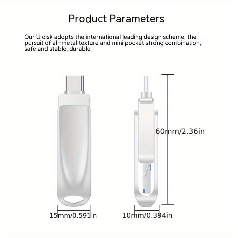 Product Introduction of 3 in 1 Flash Drive, USB 3.0 Memory Storage, High Speed USB Flash Drive for iPhone iPad Android Smart Phones PC Laptops 1