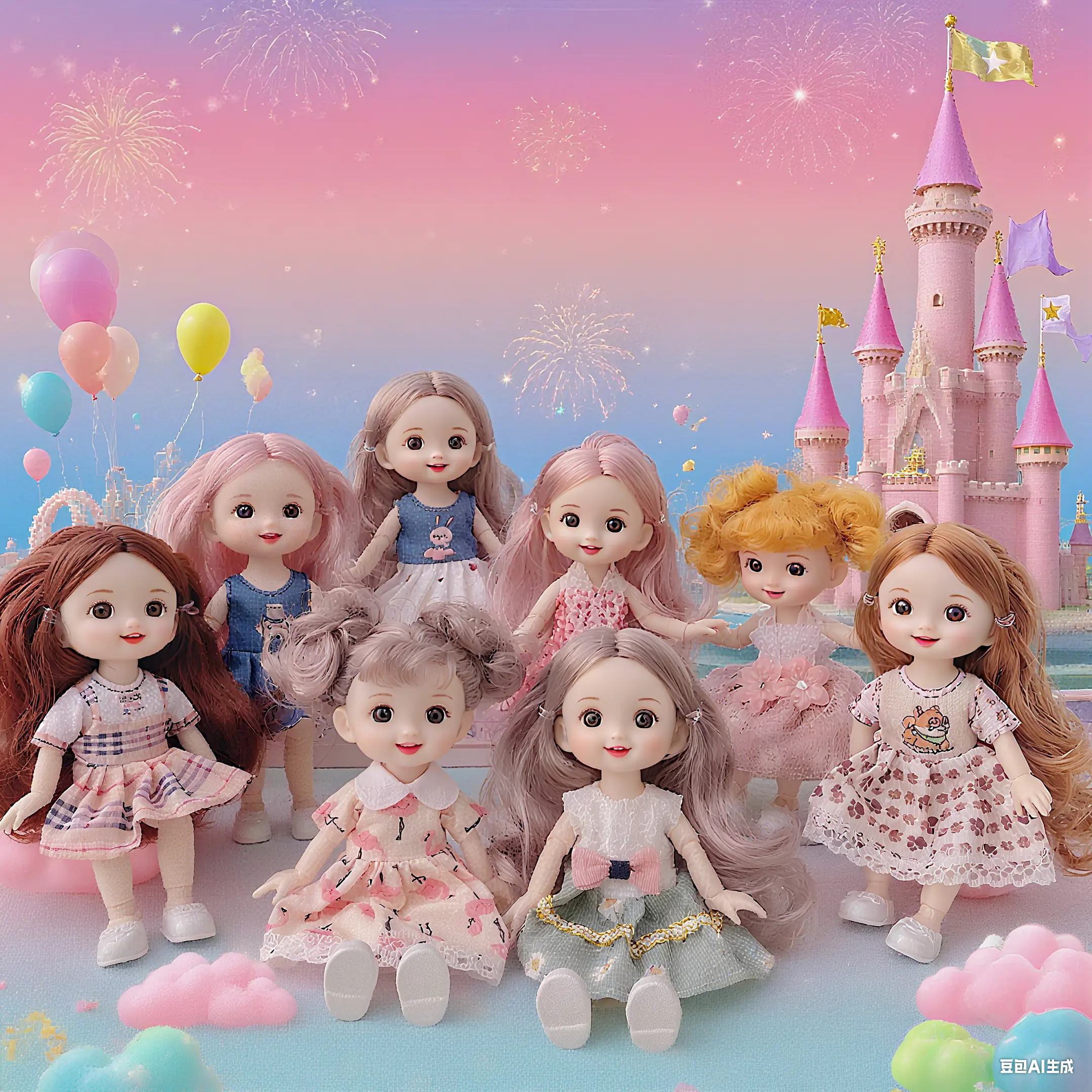 Mainan Anak Perempuan Princess Doll Boneka Princess Mainan Anak-anak ...