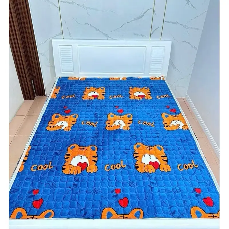 Thảm nỉ trải giường Thảm lông cừu cao cấp 3 lớp len lông cừu đa năng trải sản siêu dày, đủ kích thước, Mềm mịn, ấm ấp Nhập khẩu bởi H2T Bedding 7