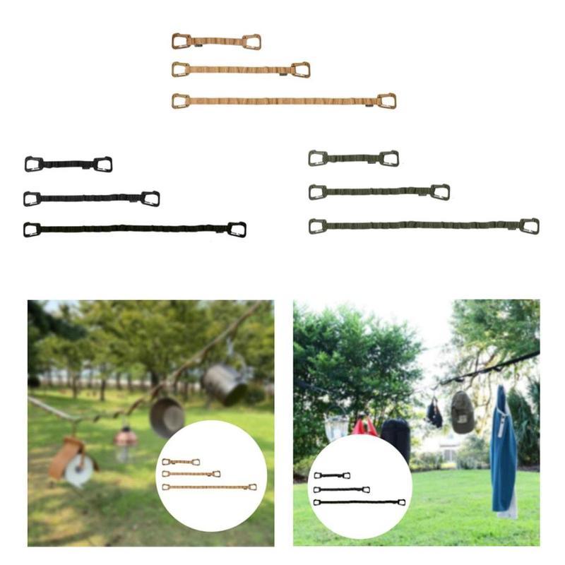 3 Pieces Camping Lanyards Shoulder Straps for Outdoor Sports Backpacking 2