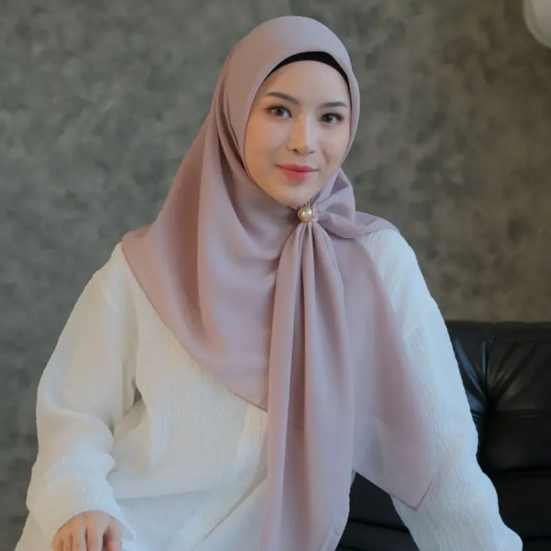 NHS.LOOKS - Poton (Poly Cotton) Hijab Segi Empat nhs.looks