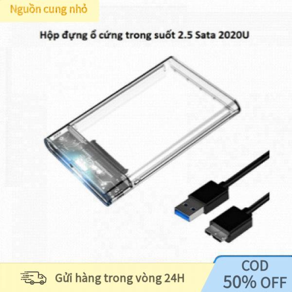 Box Ổ Cứng 2.5” Trong Suốt USB 3.0 – SATA III, Cắm Là Nhận, Hỗ Trợ Ổ 2TB, Bảo Hành Đầy Đủ 12 Tháng