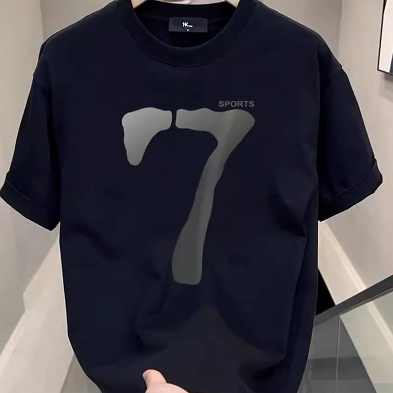 Áo Thun, Ngoại Cỡ 5XL, Dành Cho Nam Giới, Mặc Mùa Hè, Dáng Rộng Vừa Vặn, ngắn Tay Áo, Thời Trang, Phong Cách Thường Ngày In Hình, Tay Lửng Áo, Mềm Mại Và Thoải Mái, Áo Nam Áo Thun 2