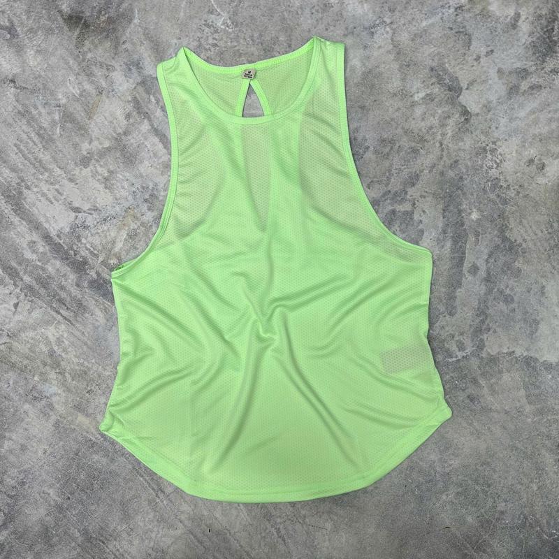 Áo Tanktop Lưới, Áo Khoác Ngoài Phối Bra Tập Gym Yoga Nữ H45191 3