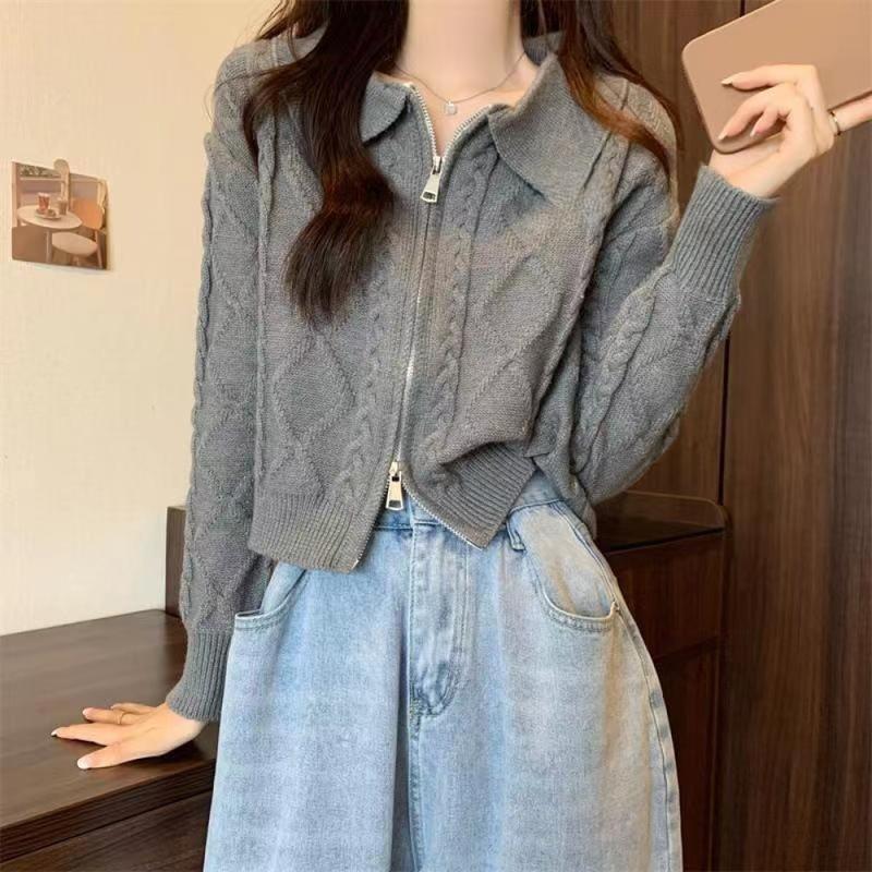 CHICMORE Atasan Sweter Lengan Panjang Variasi Risleting Dibagian - Shop ...