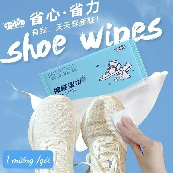 Khăn Ướt Lau Giày Siêu Sạch Oxilim ( Gói 1 tờ) - Khăn Lau Chùi Vết Bẩn, Vết Dơ Giày Sneaker 0