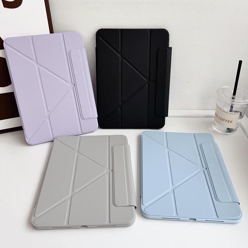 Product Introduction of Magnetic Splice Acrylic Y-fold Case For iPad Pro 11 2024 Pro13 Air 11 6 13 5 4 3 2 1 10th 10.9 10.2 9.7 Pro12.9 Protection Cover 8