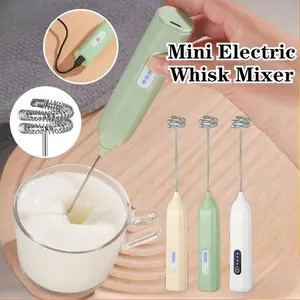 Blender Tangan Mini / Blender Dapur / Pengaturan 3 Kecepatan / Dapat Diisi Ulang via USB