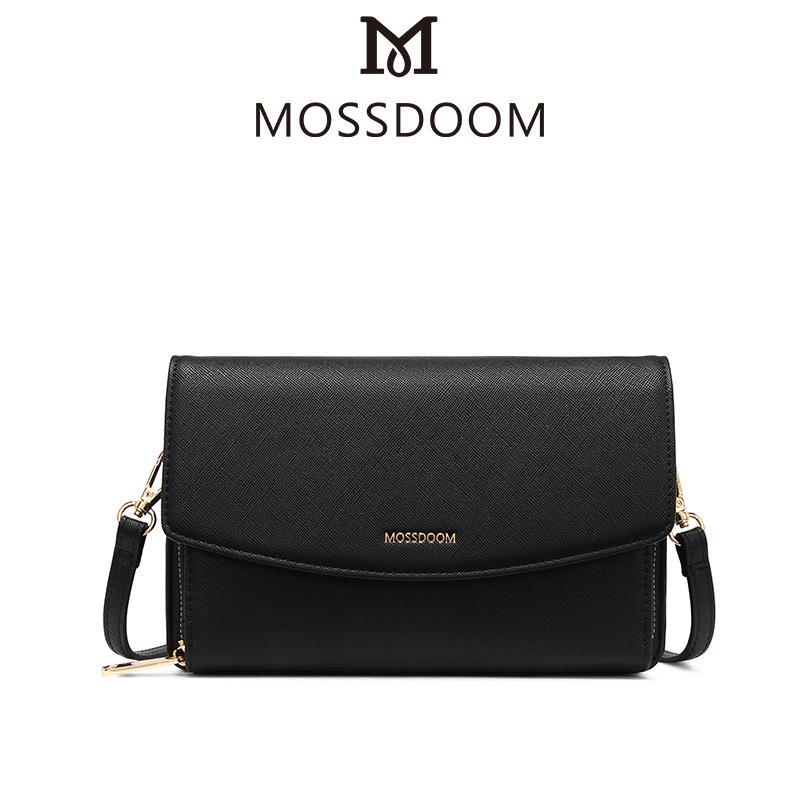 MOSSDOOM Eve Bag Túi Đeo Vai Có Khóa Kéo Mini Cho Nữ, Ví Mini, Túi Đựng Điện Thoại, Túi