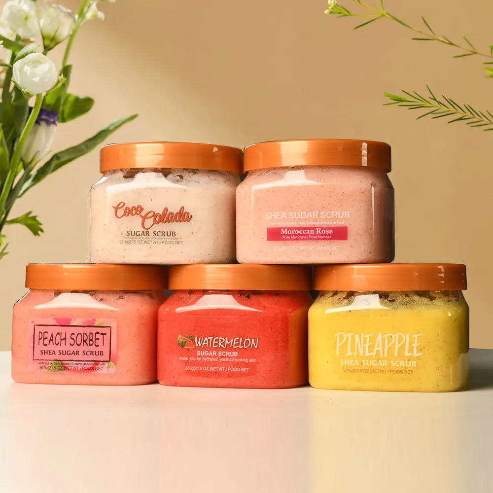 $Sugar Salt Facial Scrub Frosted Sugar Moisturizing Tender and Smooth Fragrance Softening Cutin Dead Skin Chicken Skin Mild and Non-Irritating Bath Salt Body Care Skin Care