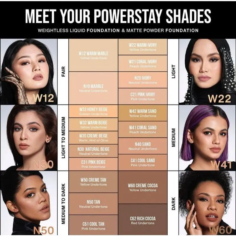 MAKE OVER POWERSTAY DEMI MATTE COVER CUSHION - cushion make over - bedak cair make over - bedak tahan lama Foundation Wajah Waterproof 5
