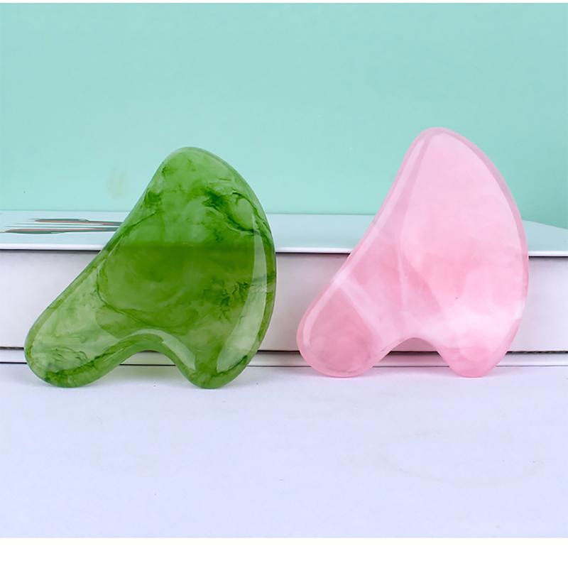 Product Introduction of 1pcs Resin shaving scraper hook sand roller scraping tool face massager 3