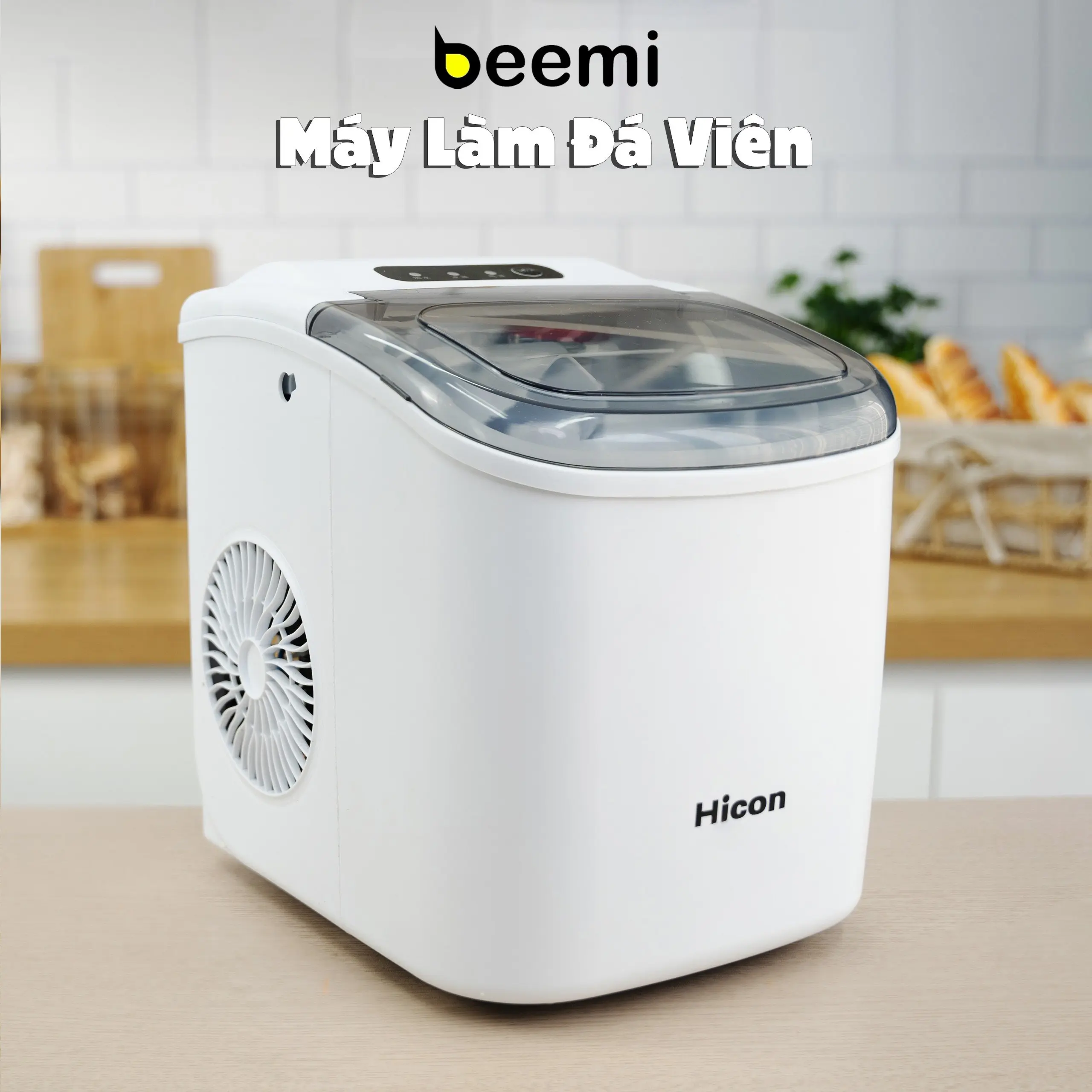 Máy làm đá viên tự động tức thời trong 6 phút công suất mạnh mẽ tiết kiệm điện