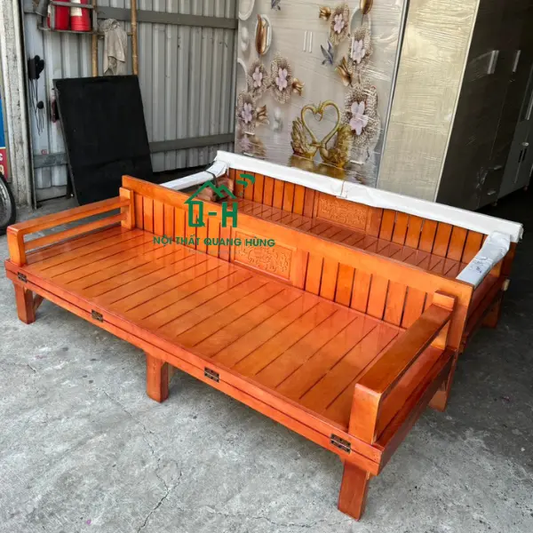 GIƯỜNG GỖ CÒNG GẤP GỌN - GHẾ SOFA GỖ GẤP CAO CẤP
