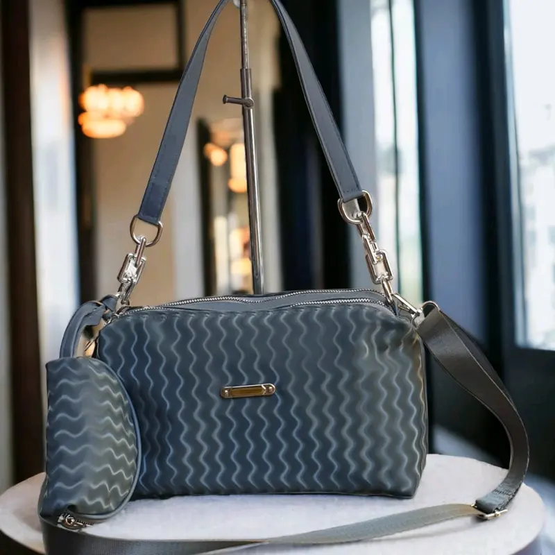 Tas Selempang Wanita Madenaa 2Resleting Free Dompet Kerang Imut Terbaru 2