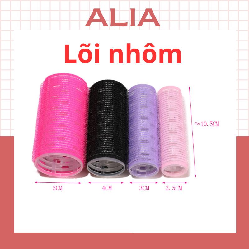  Lô Uốn Tóc Mái Bay,Lõi Nhôm Nhiệt Lô Cuốn Tóc Hàn Quốc Xoăn Size To Dài Tự Dính 