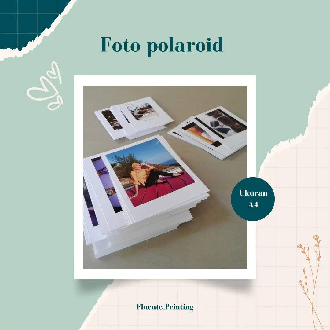 Cetak foto palaroid 16pcs Tipe UK