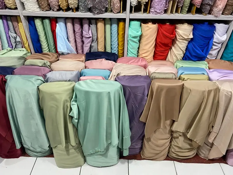 KAIN SATENROBERTO / SATIN ROBERTO CAVALI HIGHQUALITY PREMIUM ASLI, HALUS HARGA PER 0,5 M 4