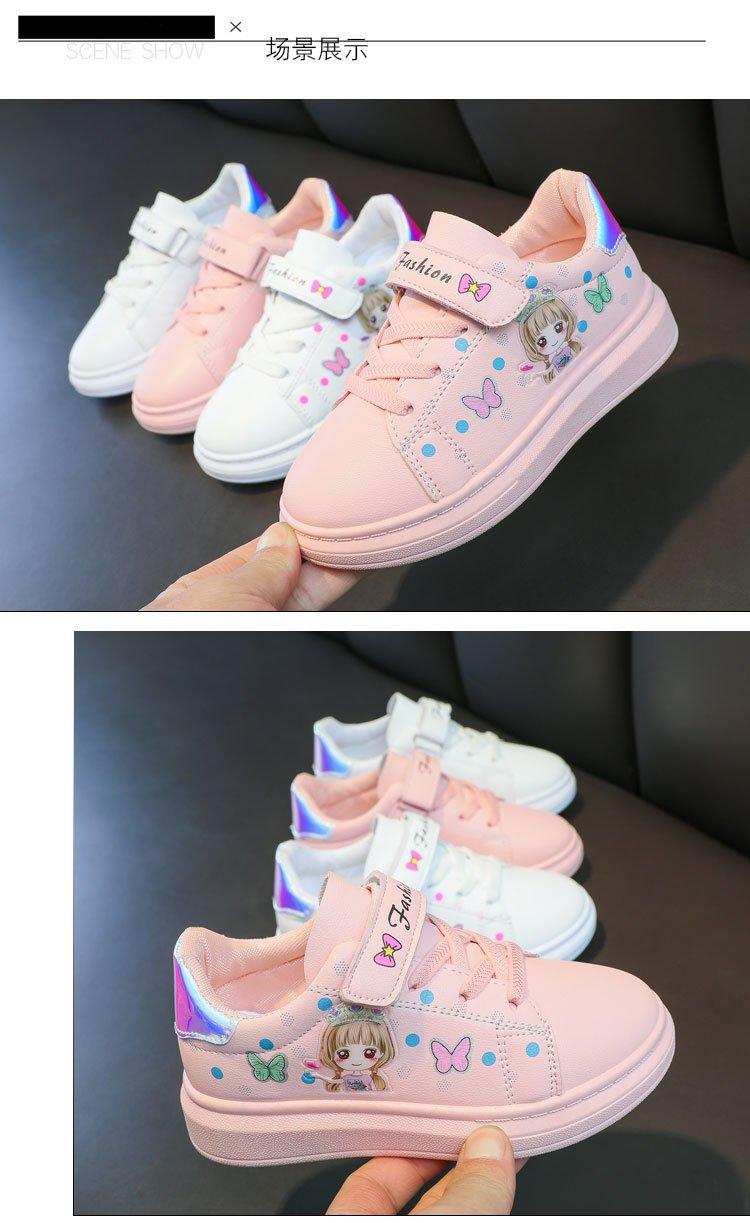 Product Introduction of รองเท้าเด็ก สีขาว สำหรับเด็กผู้หญิงอายุ 3-12 ปี รองเท้ากีฬาลำลองแบน หนังต่ำ ท็อป ฤดูใบไม้ผลิ รองเท้าผ้าใบสไตล์เกาหลี เหมาะสำหรับนักเรียน รองเท้า  นัก เรียน ต่อ กัน วงกลม size  20  shoes  girl รองเท้า  นัก  เรียน  ผู้  หญิง  ลาย  คุโร  มิ 8